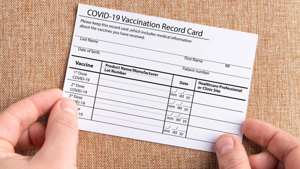 CDC Coronavirus Vaccine Card What You Need To Know King5 - Cdc Vaccination Cards Printable