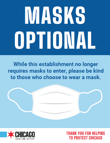 CDPH Communication Resources COVID 19 - Mask Not Required If Vaccinated Sign Printable