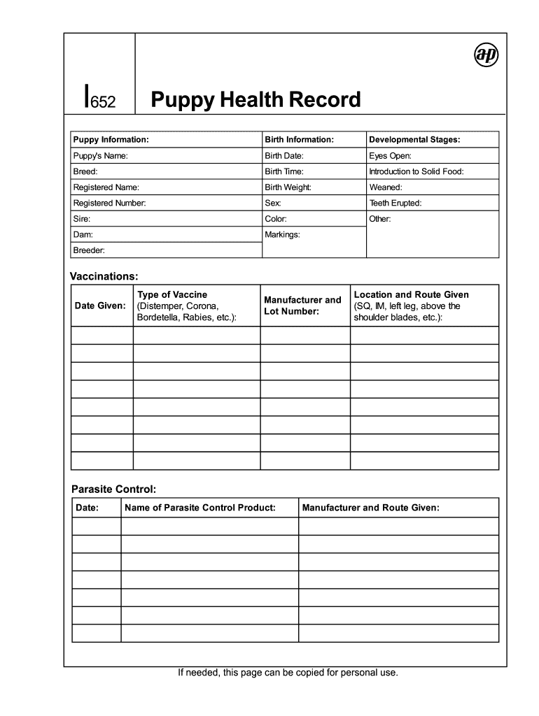 Dog Vaccination Record Printable PDF Edit Share AirSlate SignNow - Vaccination Records For Dogs Free Printable