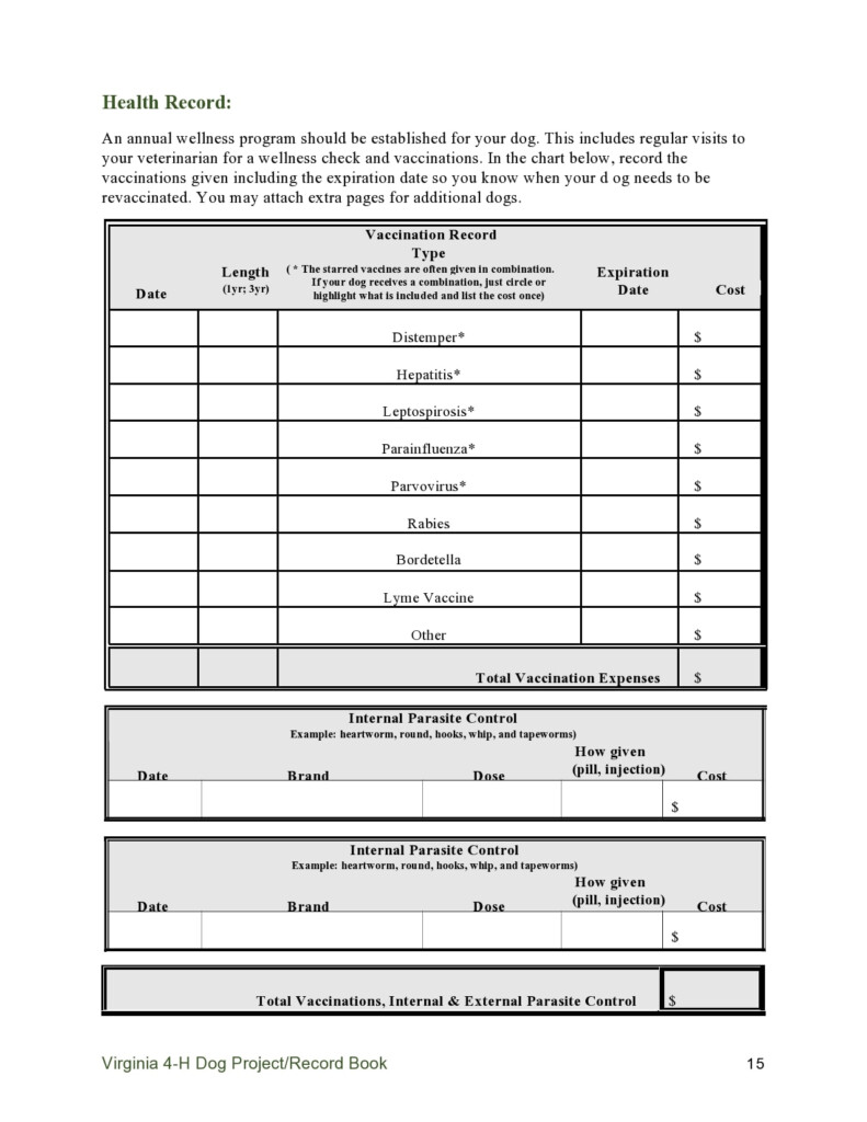 Dog Vaccination Record Printable Pdf Fill Online 45 OFF - Free Printable Puppy Vaccination Chart