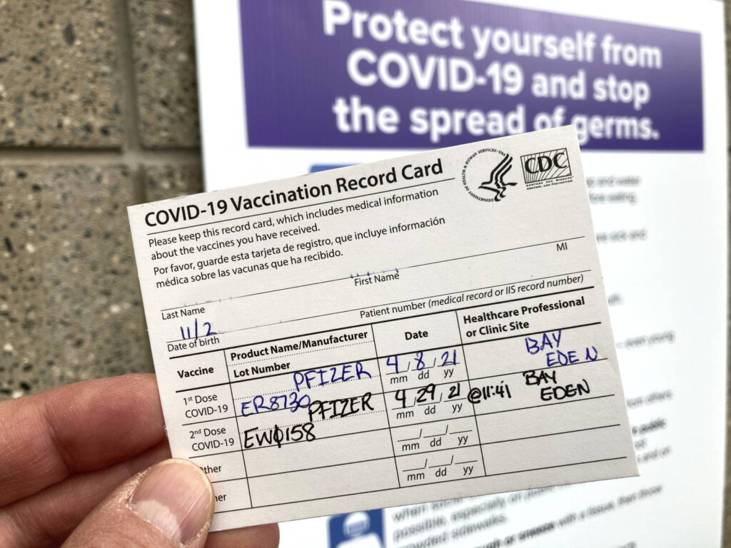 Fake COVID 19 Vaccination Cards Worry College Officials Shaw Local - Fake Vaccination Card Printable