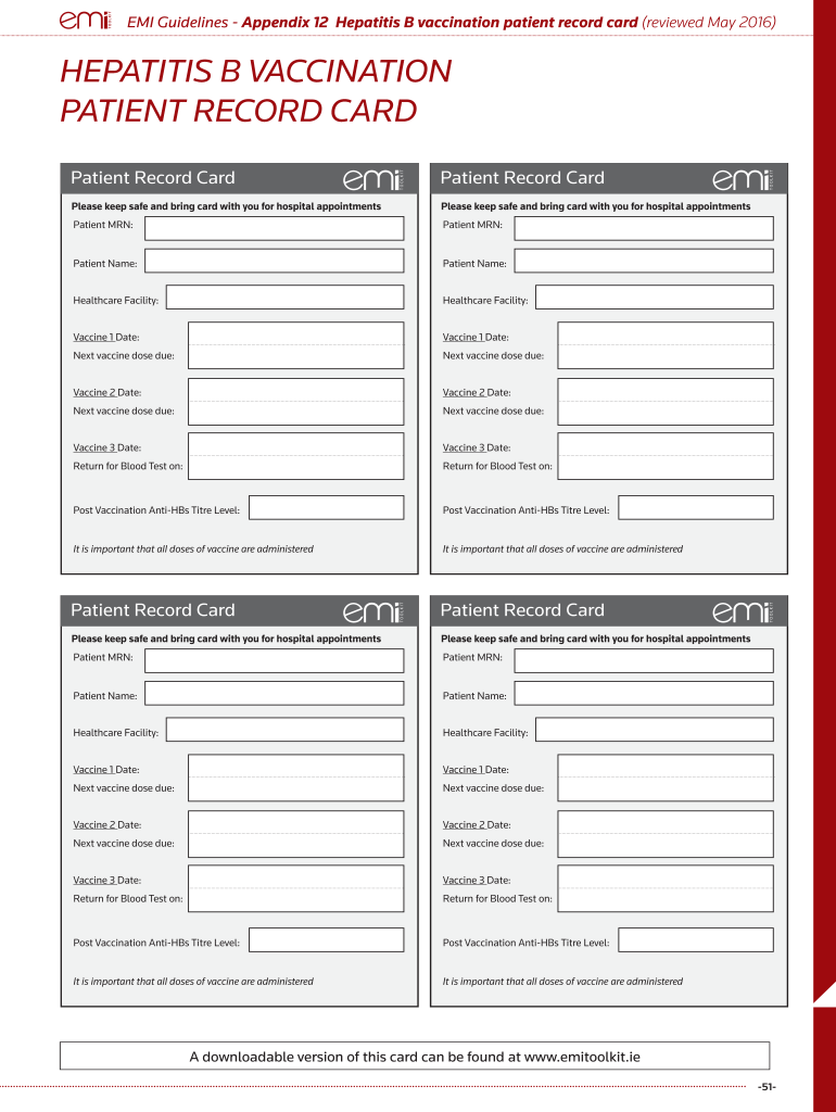 Hepatitis B Vaccine Certificate Download Fill Out Sign Online DocHub - Printable Drug Card Hepatitis Vaccine