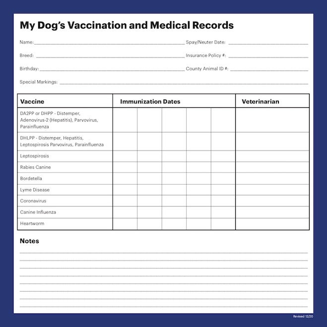 New AKC Puppy Folders Released For Breeders American Kennel Club - Free Printable Tri-Fold Animal Vaccination Record