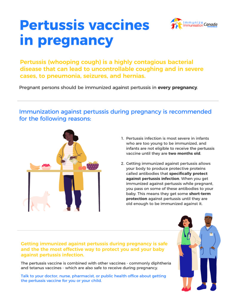 Pertussis Whooping Cough Immunizecanada - Printable Info From Cdc On Whooping Cough Vaccine While Pregnant