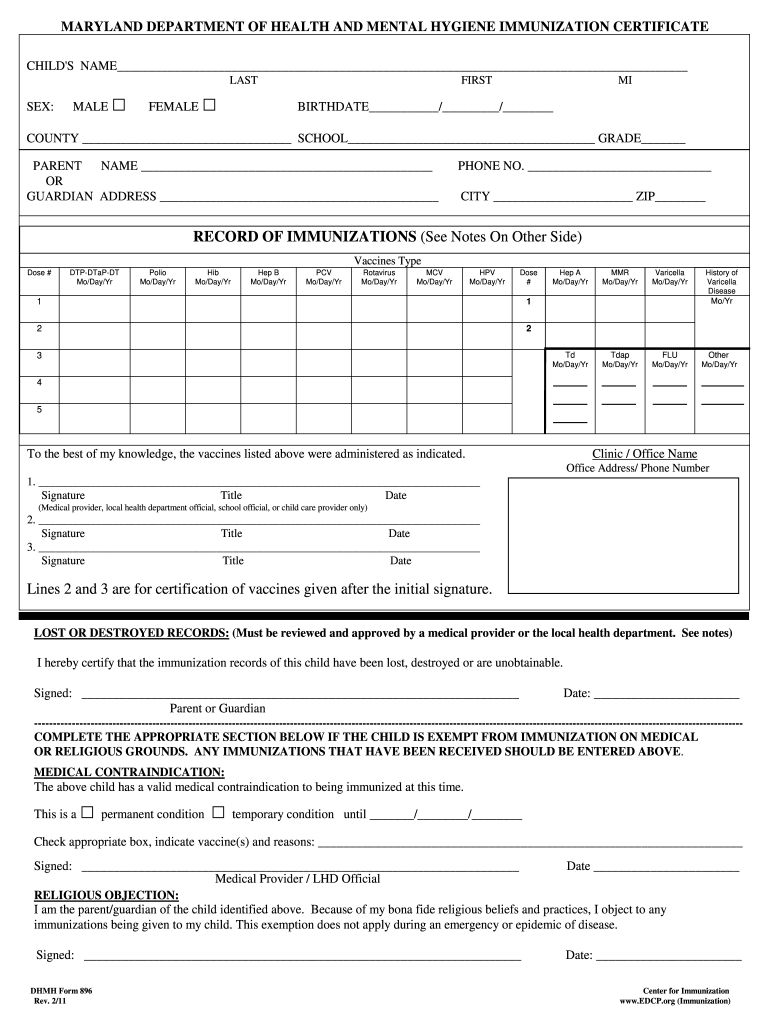 Printable Immunization Form Fill Out Sign Online DocHub - Walgreens Vaccine Form Printable