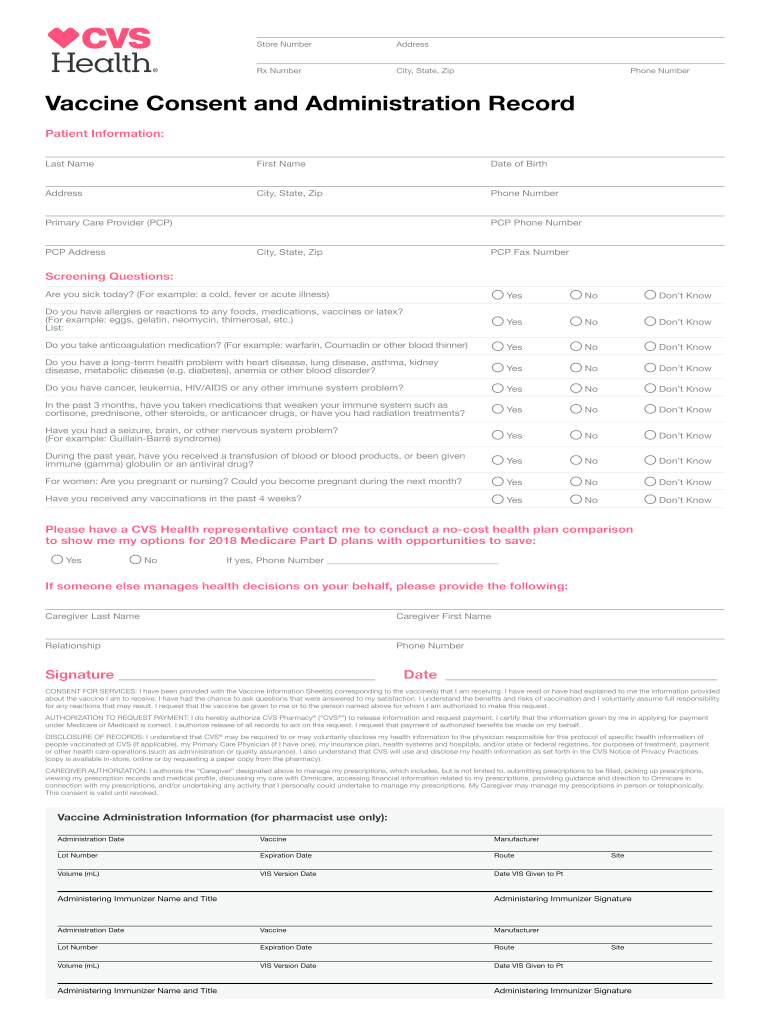 Proof Of Flu Shot Form Cvs AirSlate SignNow - Walgreens Vaccine Administration Record Printable Proof Of Flu Shot Form