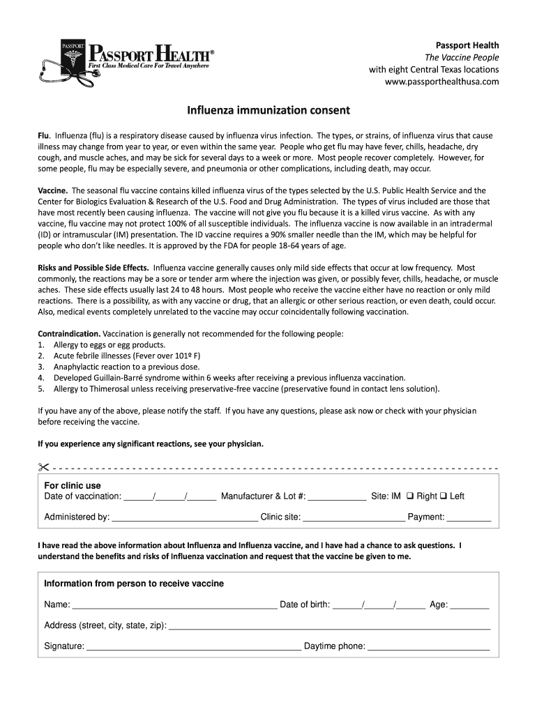 Proof Of Flu Vaccine Form Fill Out Sign Online DocHub - Printable Flu Vaccine Consent Form Template 2024