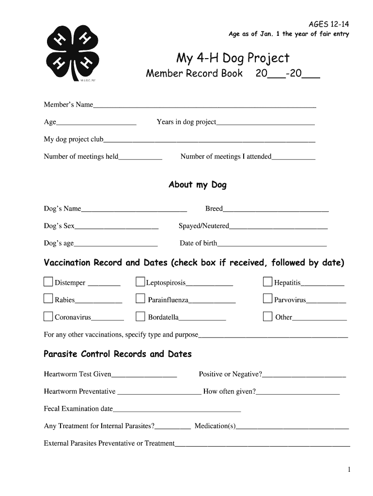 Record Vaccine Pet Fill Out Sign Online DocHub - Printable Dog Vaccination Record