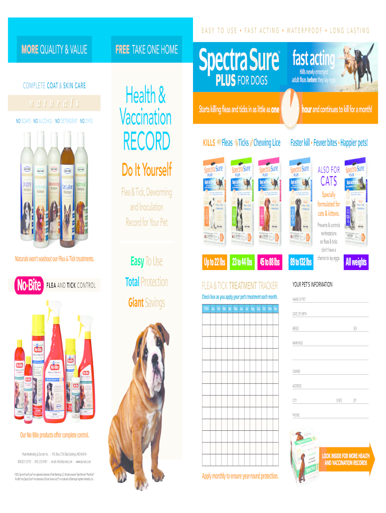 Spectra Vaccine Record Editable Template AirSlate SignNow - Printable Puppy Vaccination Chart