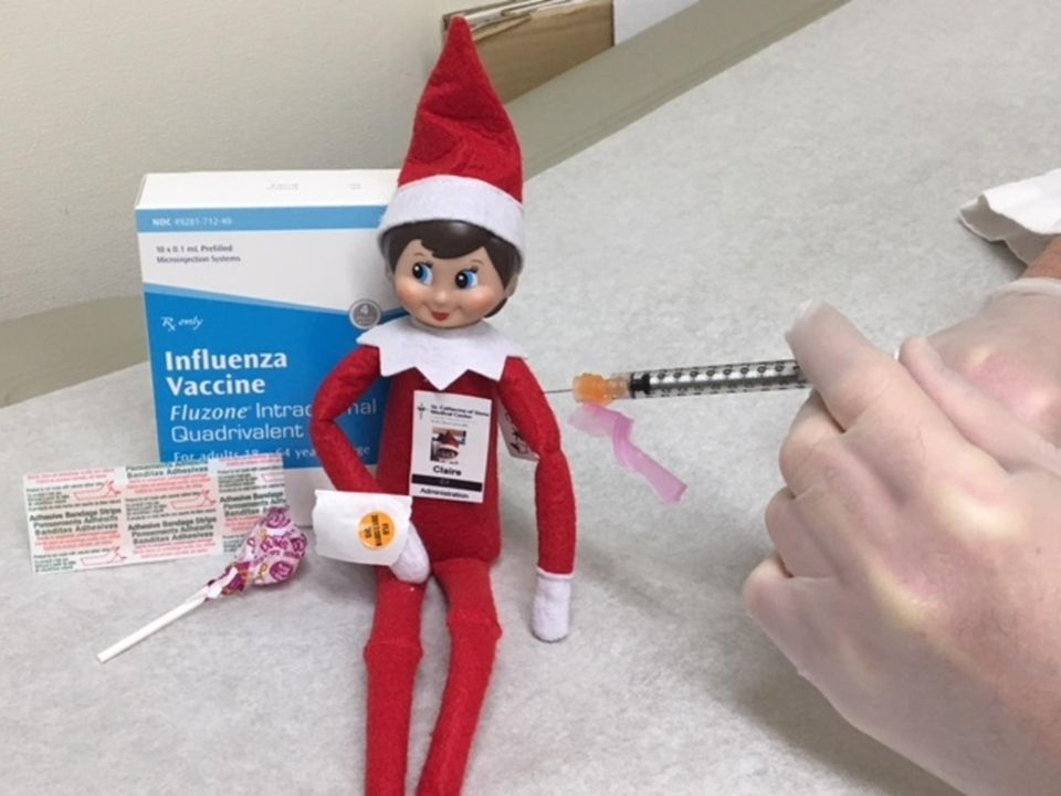 The Most Creative Elf On The Shelf Ideas Newsday - Elf On The Shelf Vaccine Printable