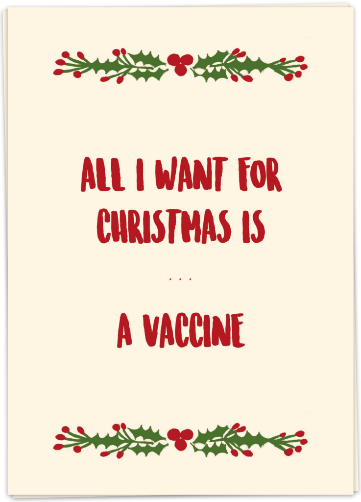 Xmas Vaccine Kaart Blanche - Elf Vaccine Card Printable